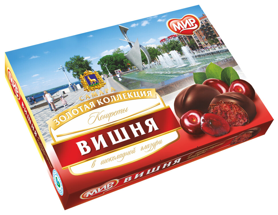  КФ МИР Вишня в шоколадной глазури 160г в Рузаевке